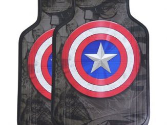 Captain America Shield Floor Mat 2-Pack