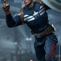Captain America Sixth Scale Figure running