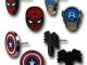 Captain America Spiderman 8-Piece Earring Set
