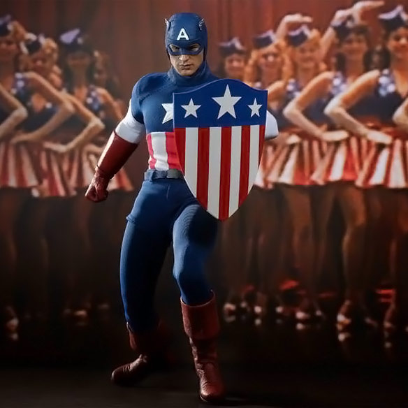 Captain America Star Spangled Man Sixth Scale Figure