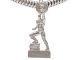 Captain America Statue Sterling Charm Bead