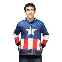 Captain America Sublimated Hoodie
