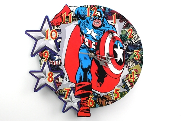 Captain America Wall Clock 