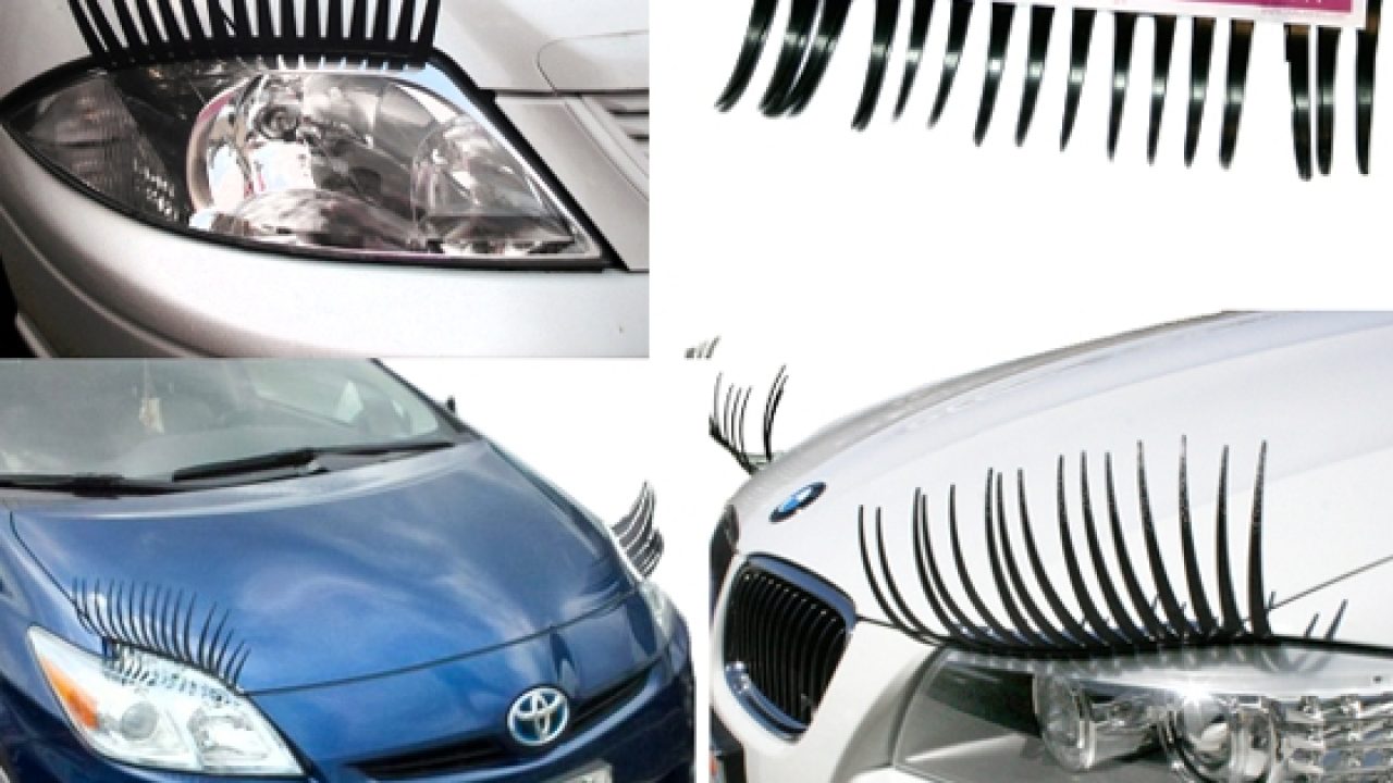 Fake eyelashes for your car – worth a flutter?, Motoring