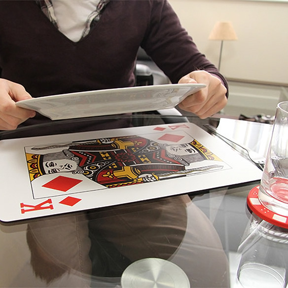 Casino Placemat and Coaster Set