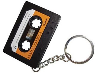 Cassette Tape Recorder Key Chain