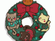 Cats in Ugly Christmas Sweaters Wreath