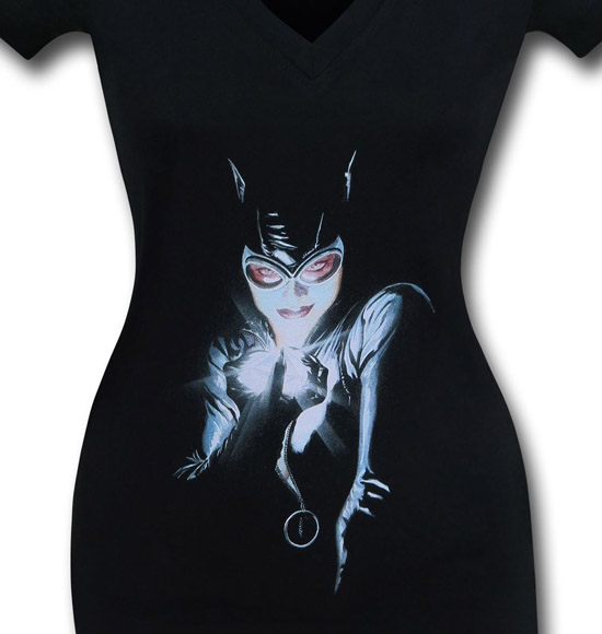 Catwoman Shadows Womens Shirt