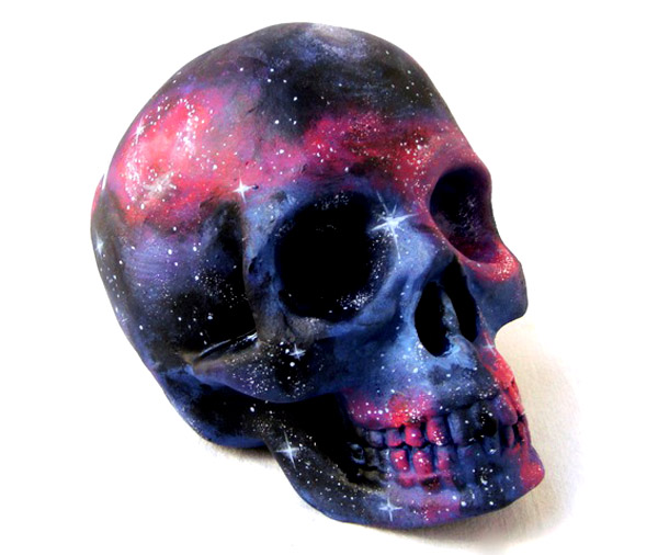 Ceramic Space Skull