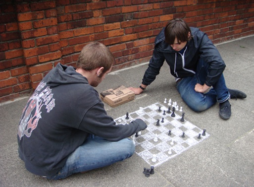 Chalk Chess Set