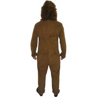 Chewbacca Costume Fleece Union Suit Back
