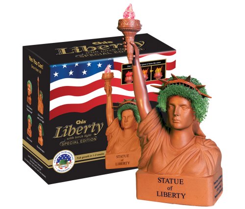 Chia Statue of Liberty with Torch Light, Special Edition 