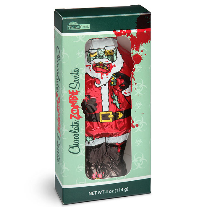 Chocolate Zombie Santa