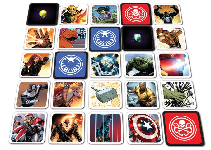Codenames Marvel Comics Edition Game