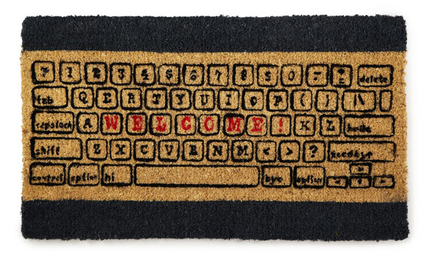 Computer Keyboard Doormat