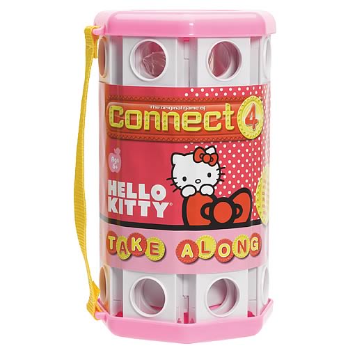 Connect 4 Hello Kitty Roll and Go Game
