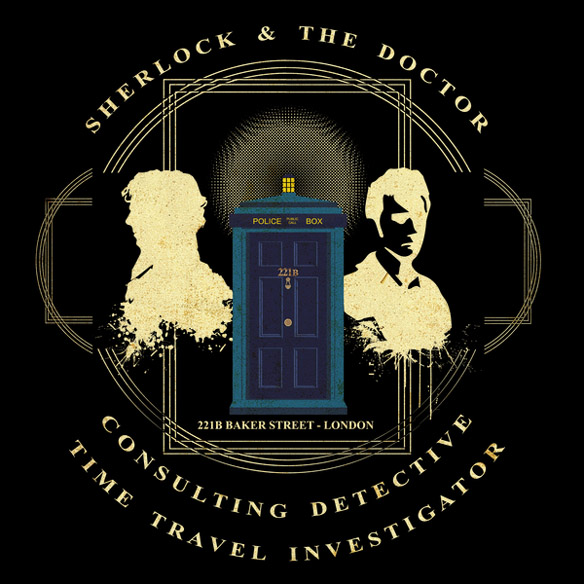 Consulting Detective and Time Travel Investigator Shirt