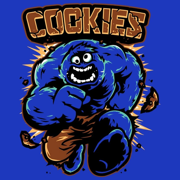 Cookies Hulk and Cookie Monster Mash Up T Shirt