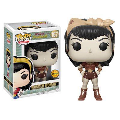 Funko 23775 - Rock Candy DC Bombshells Wonder Woman Figure, 9 cm
