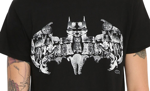 DC Comics Batman Cat Logo T-Shirt - large