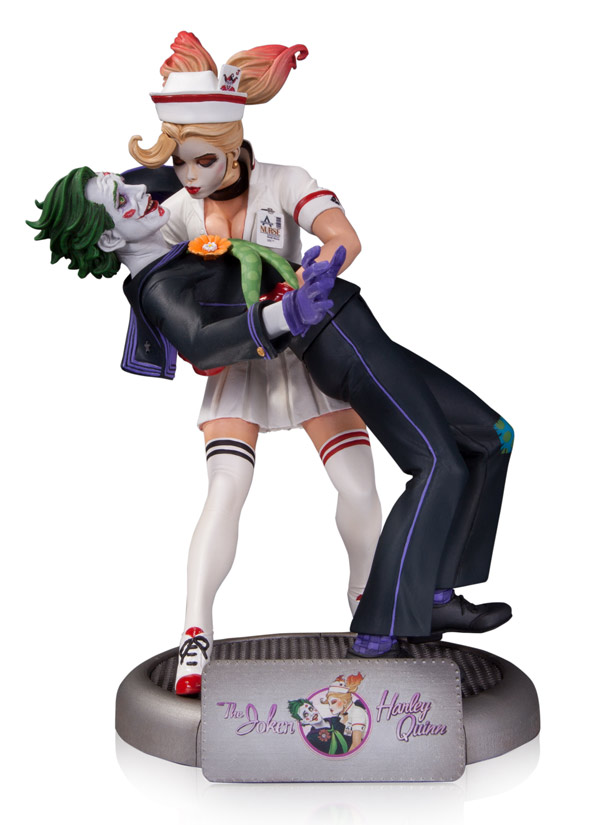 DC Comics Bombshells Joker and Harley Quinn Statue