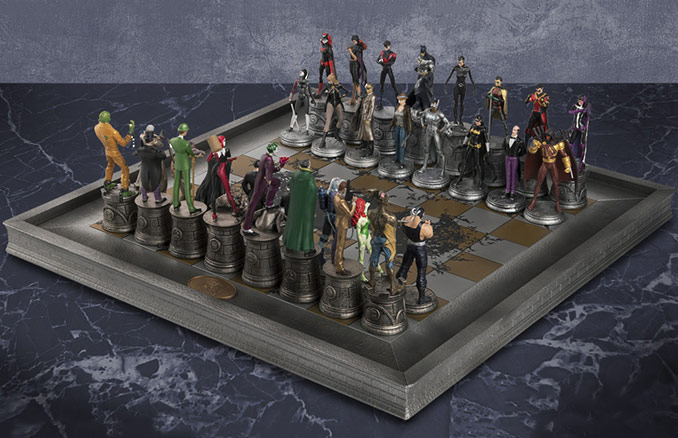DC Comics Collection Complete Batman Chess Set