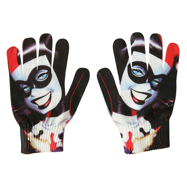DC Comics Harley Quinn Face Gloves