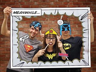 DC Comics Superhero Photobooth Props