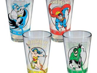 DC Heroes Pint Glass Set of 4