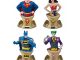 DC Resin Paperweight with Gold Color Base 4-Pack