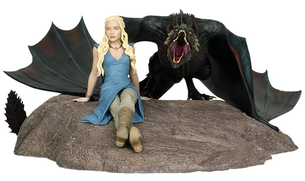 Daenerys and Drogon Statue