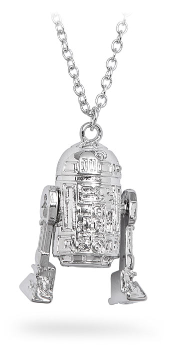 Dancing R2-D2 Pendant Necklace