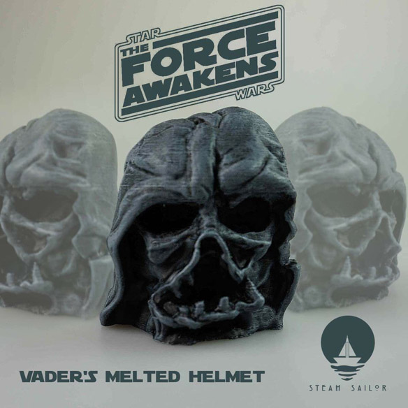 Darth Vaders Melted Helmet