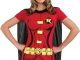 DC Comics Robin T-Shirt With Cape And Eye Mask