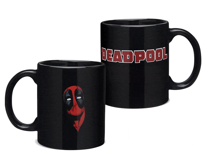 Deadpool Bob Ross Heat Change Mug