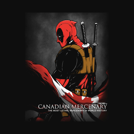 Deadpool Canadian Mercenary Shirt