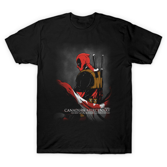 Deadpool Canadian Mercenary T-Shirt