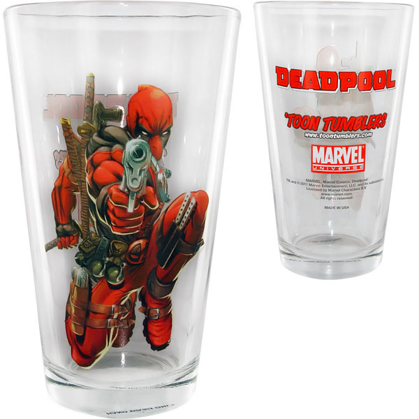 Deadpool Pint Glass