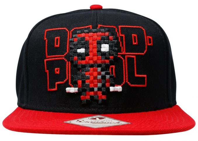 Deadpool Pixel Character Snapback Hat