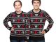 Deadpool & Snowflakes Holiday Sweater