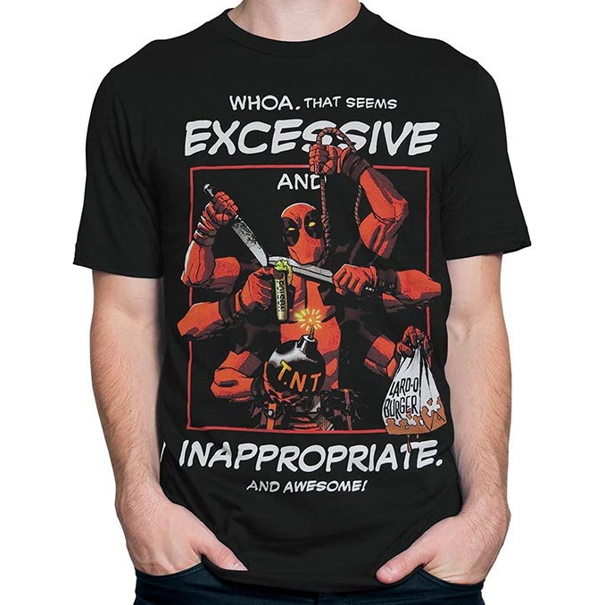 Deadpool Whoa That Seems Excessive T Shirt