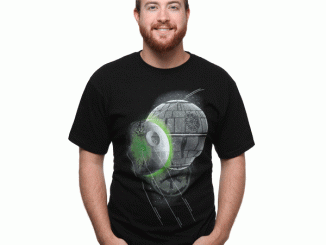 Death Star Schematics Glow T-Shirt