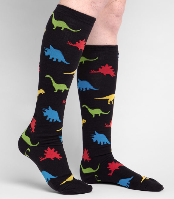 Dinosaur Knee Socks