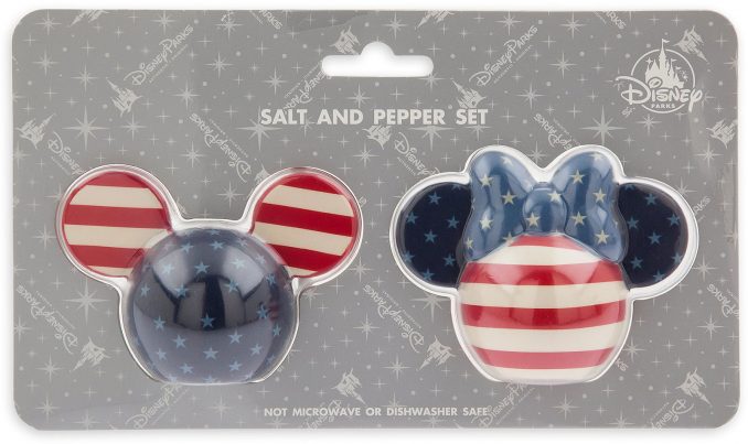Disney Mickey and Minnie Mouse Americana Salt and Pepper Set