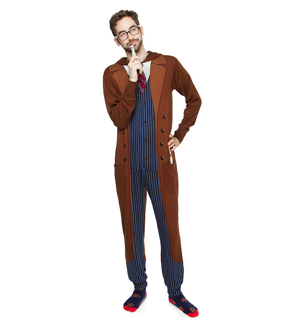 Doctor Who 10th Doctor Onesie Pajamas