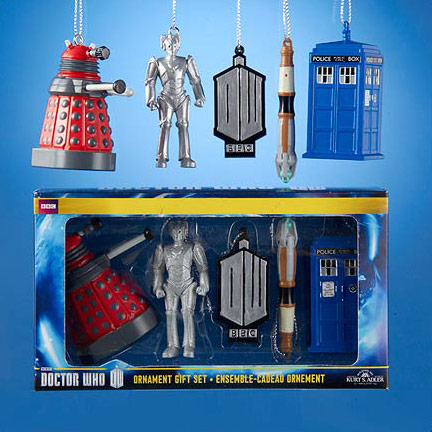 Doctor Who 2D Printed Ornament Gift Set