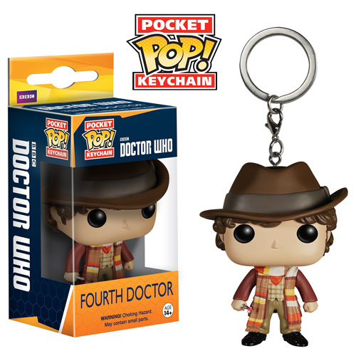 Doctor Who 4th Doctor Pocket Pop! Vinyl Figure Key Chain