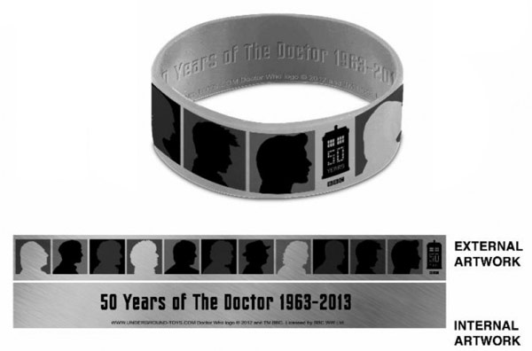 Doctor Who 50th Anniversary Wristband
