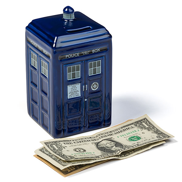 Doctor Who Ceramic TARDIS Bank