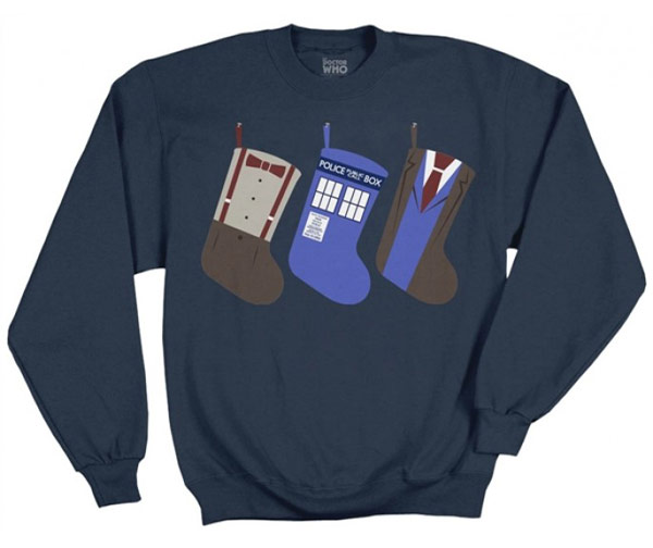 Doctor Who Christmas Stockings Sweater